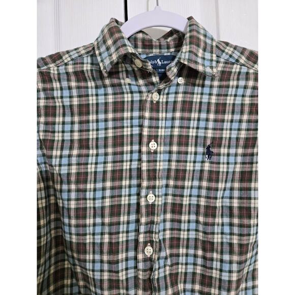 Ralph lauren size 8 boys long sleeve button up shirt - Picture 2 of 6